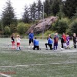 Over 90 barn på fotballskole
