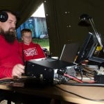 Speidere i Skudeneshavn samarbeider med radioamatører