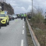 Kritisk skadd etter trafikkulykke på Austre Karmøyveg